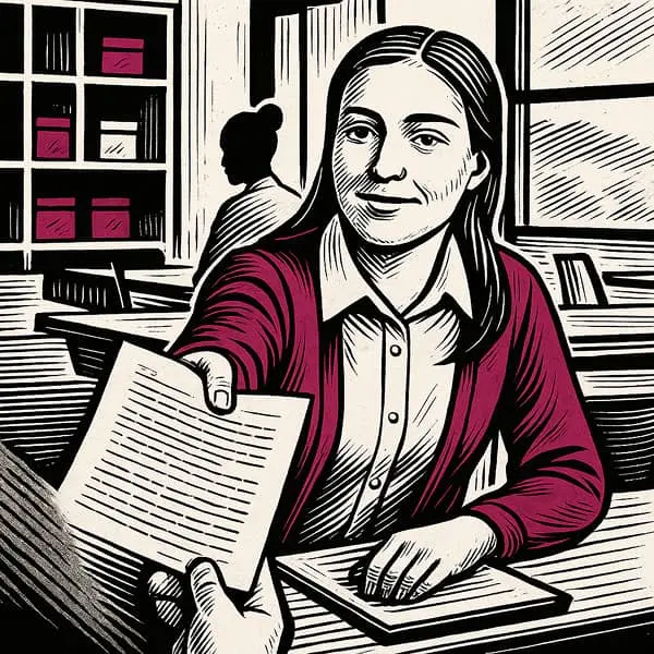 alternante qui propose son CV