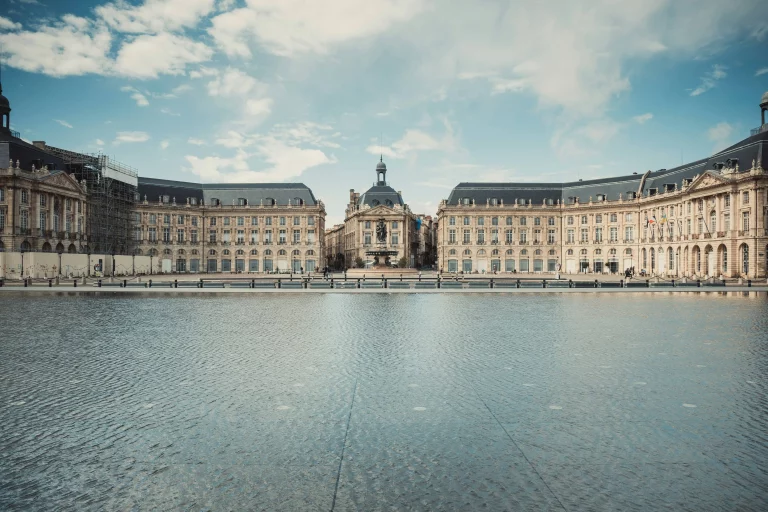 photo du miroir d'eau à Bordeaux