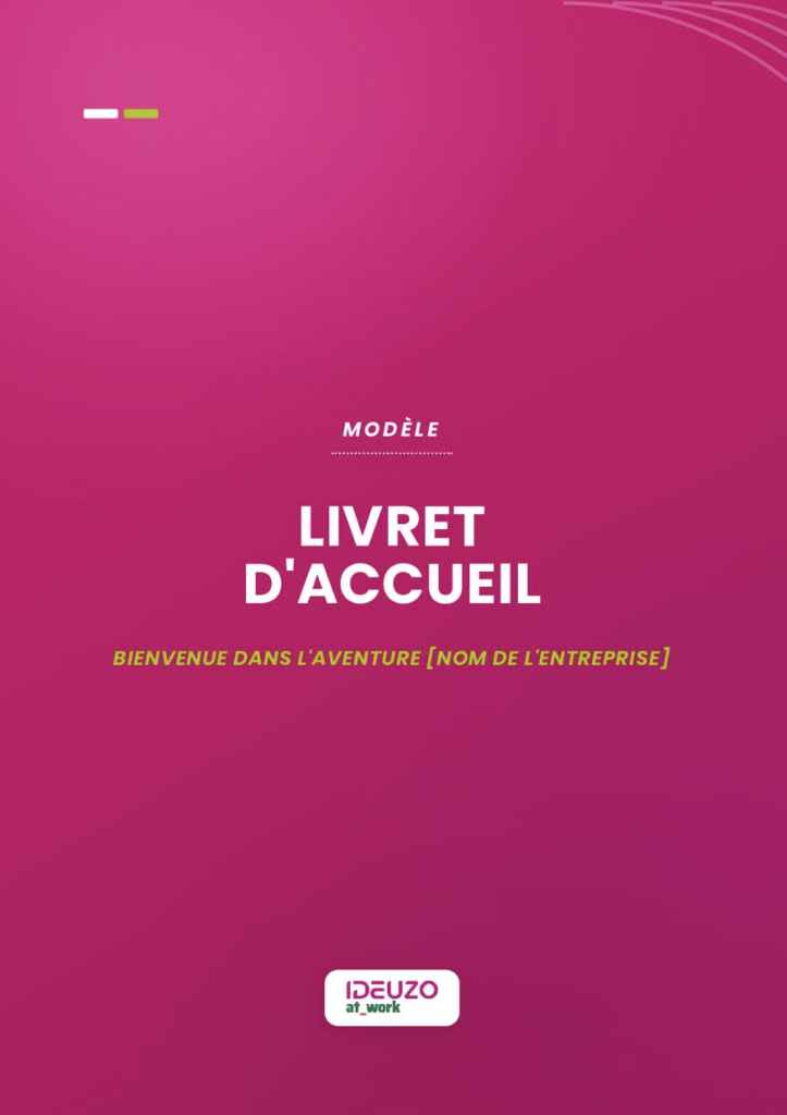 Cover livret d'accueil