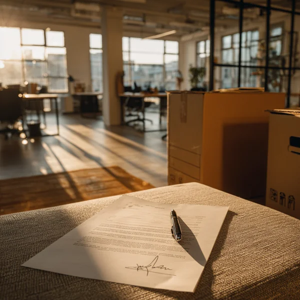 Dossier de licenciement économique posé sur un bureau illustrant le contrat de sécurisation professionnelle CSP