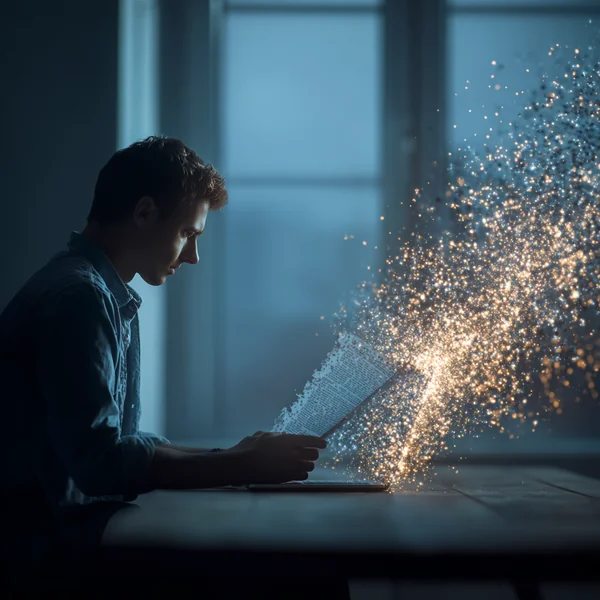 Recruteur lisant une lettre de motivation sur un bureau, illustrant le débat sur l'utilité de la lettre de motivation en 2026