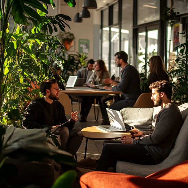 Équipe RH analysant des indicateurs lors d'un diagnostic QVCT en entreprise