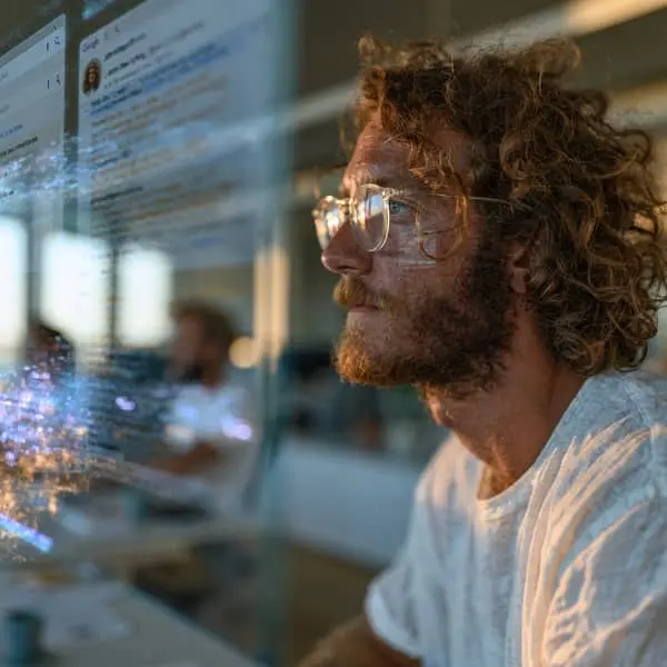 Candidat utilisant une intelligence artificielle pour rechercher une entreprise et un emploi